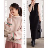 [ 裏起毛 ]暖か裏地レースシアートップス［C6542］ | KOBE LETTUCE | 詳細画像5 