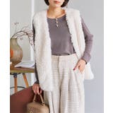 ブラウン | 選べる2タイプ パール付きリブニット［C6562］ | KOBE LETTUCE