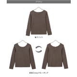 選べる2タイプ パール付きリブニット［C6562］ | KOBE LETTUCE | 詳細画像26 