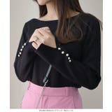 選べる2タイプ パール付きリブニット［C6562］ | KOBE LETTUCE | 詳細画像21 