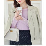 選べる2タイプ パール付きリブニット［C6562］ | KOBE LETTUCE | 詳細画像8 