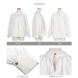 [ 裏起毛 ] 選べる5タイプ あったか裏地付きデザインブラウス［C6564］ | KOBE LETTUCE | 詳細画像46 