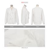 [ 裏起毛 ] 選べる5タイプ あったか裏地付きデザインブラウス［C6564］ | KOBE LETTUCE | 詳細画像49 