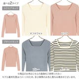 フィンガーホール発熱リブニット［C6579］ | KOBE LETTUCE | 詳細画像2 