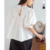 バックシャンボリュームスリーブブラウス［C6600］ | KOBE LETTUCE | 詳細画像1 