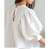 バックシャンボリュームスリーブブラウス［C6600］ | KOBE LETTUCE | 詳細画像4 