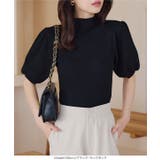 モックネックorスクエアネックぽわんスリーブニットトップス［C6609］ | KOBE LETTUCE | 詳細画像29 