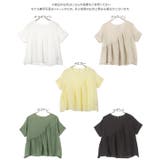 アシンメトリーシアーガーゼブラウス［C6685］ | KOBE LETTUCE | 詳細画像10 