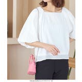 スクエアネックバルーンスリーブブラウス［C6724］ | KOBE LETTUCE | 詳細画像2 