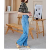 花柄モックネックトップス［C6742］ | KOBE LETTUCE | 詳細画像4 