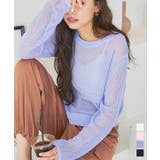 メッシュ編みニットトップス［C6786］ | KOBE LETTUCE | 詳細画像1 