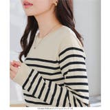 ペプラムニットトップス［C6846］ | KOBE LETTUCE | 詳細画像7 