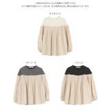 プリーツドッキングトップス［C6880］ | KOBE LETTUCE | 詳細画像5 