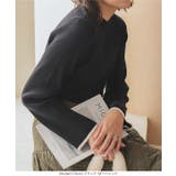 もっちりニットで着心地抜群袖バイカラーリブニットトップス リブニット ニット | KOBE LETTUCE | 詳細画像27 