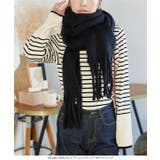 もっちりニットで着心地抜群袖バイカラーリブニットトップス リブニット ニット | KOBE LETTUCE | 詳細画像33 