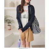[ 超冷感 ] UVカット接触冷感ラッシュガードパーカートップス［C7060］ | KOBE LETTUCE | 詳細画像12 