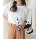 オフホワイト | パールorビジューTシャツ［C7086］ | KOBE LETTUCE