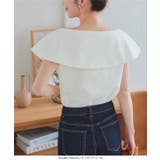 肩紐隠しテープ付きオフショルケープブラウス［C7099］ | KOBE LETTUCE | 詳細画像5 