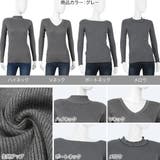 選べる4Type細リブニットトップス レディース ボートネック | KOBE LETTUCE | 詳細画像3
