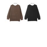 ボートネックorタートルネックもっちりニットチュニック［C7193］ | KOBE LETTUCE | 詳細画像14 