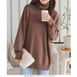 ボートネックorタートルネックもっちりニットチュニック［C7193］ | KOBE LETTUCE | 詳細画像8 