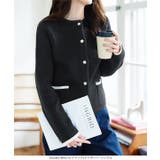 ダブルボタンもっちもちニットジャケット［C7195］ | KOBE LETTUCE | 詳細画像5 