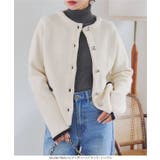 ダブルボタンもっちもちニットジャケット［C7195］ | KOBE LETTUCE | 詳細画像9 