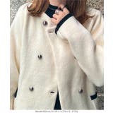 ダブルボタンもっちもちニットジャケット［C7195］ | KOBE LETTUCE | 詳細画像7 