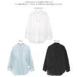 3wayキャミストラップ付オフショルシアービッグシャツ［C7247］ | KOBE LETTUCE | 詳細画像10 
