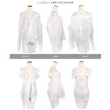3wayキャミストラップ付オフショルシアービッグシャツ［C7247］ | KOBE LETTUCE | 詳細画像12 