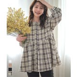 ロングスリーブスカラップブラウス［C7286］ | KOBE LETTUCE | 詳細画像1 