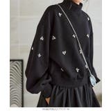 ビジューダイバーモックネックトップス［C7311］ | KOBE LETTUCE | 詳細画像8 