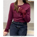 テレコリブロングスリーブトップス［C7314］ | KOBE LETTUCE | 詳細画像18 