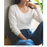 深Uネック 細リブ 長袖 | KOBE LETTUCE | 詳細画像12 