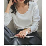 深Uネック 細リブ 長袖 | KOBE LETTUCE | 詳細画像7 