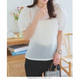 シアーダンボールパフスリーブブラウス［C7365］ | KOBE LETTUCE | 詳細画像6 