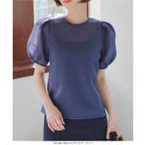 シアーダンボールパフスリーブブラウス［C7365］ | KOBE LETTUCE | 詳細画像8 