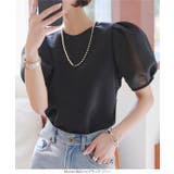 シアーダンボールパフスリーブブラウス［C7365］ | KOBE LETTUCE | 詳細画像9 