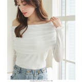 オフショルシアートップス［C7367］ | KOBE LETTUCE | 詳細画像3 