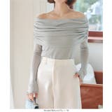 オフショルシアートップス［C7367］ | KOBE LETTUCE | 詳細画像8 