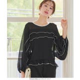 フリルトリムブラウス［C7381］ | KOBE LETTUCE | 詳細画像5 