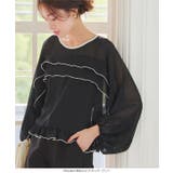 フリルトリムブラウス［C7381］ | KOBE LETTUCE | 詳細画像6 