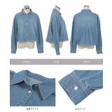 コクーンデニムシャツ［C7395］ | KOBE LETTUCE | 詳細画像12 