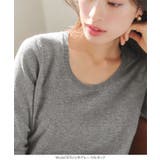 [ M L XL 選べるネック ] メルティシンプルニット［C7396］ | KOBE LETTUCE | 詳細画像20 
