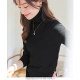 [ M L XL 選べるネック ] メルティシンプルニット［C7396］ | KOBE LETTUCE | 詳細画像22 