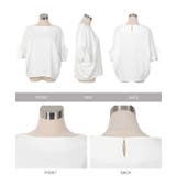 [ M L 選べるサイズ ] ゆったりドルマンTシャツ［C7400］ | KOBE LETTUCE | 詳細画像13 