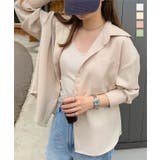 ポケットデザイン コクーンシャツ［C7401］ | KOBE LETTUCE | 詳細画像1 