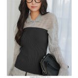 リブニットビスチェ［C7402］ | KOBE LETTUCE | 詳細画像7 