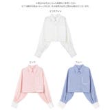 パイピングポケットショート丈シャツ［C7425］ | KOBE LETTUCE | 詳細画像9 
