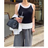 カップ付きアメリカンスリーブニットトップス［C7444］ | KOBE LETTUCE | 詳細画像9 